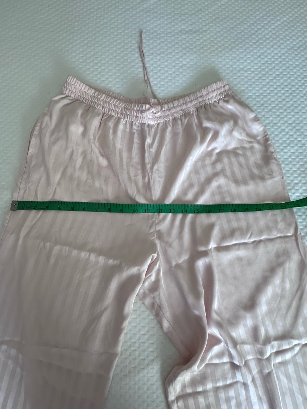 Victoria's Secret Light Pink Striped Short-Sleeve Pajama Set L - Picture 8 of 16